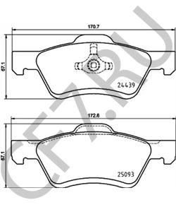 AM6Z2001A Комплект тормозных колодок, дисковый тормоз FORD USA в городе Москва