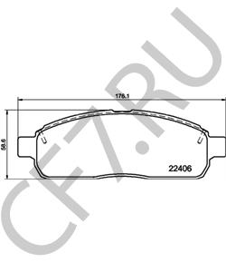 9L3Z2001A Комплект тормозных колодок, дисковый тормоз FORD USA в городе Москва