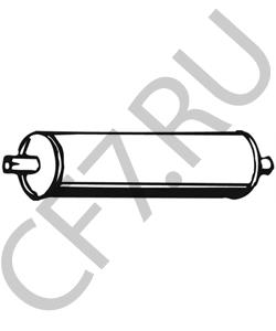 6054910201 Средний глушитель выхлопных газов HANOMAG в городе Москва