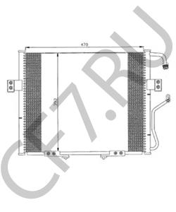 OK01161480C Конденсатор, кондиционер KIA в городе Москва