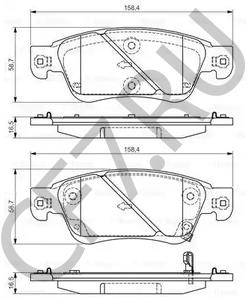 D1060JK00B Колодки тормозные дисковые NISSAN в городе Москва