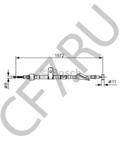 5440160G00 Трос, стояночная тормозная система MARUTI в городе Москва