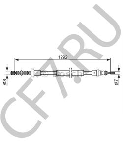 4745 89 Трос, стояночная тормозная система TALBOT в городе Москва