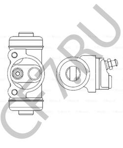 8-94233-500-6 Колесный тормозной цилиндр ISUZU в городе Москва