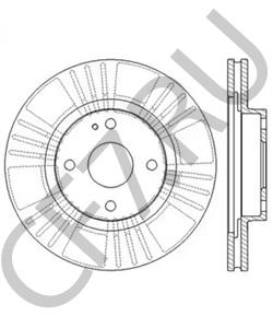 B27Y3325XL1 Тормозной диск MAZDA (HAINAN) в городе Москва