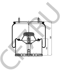 05.429.41.31.1 Кожух пневматической рессоры BPW в городе Москва