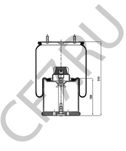 05.429.42.18.1 Кожух пневматической рессоры BPW в городе Москва