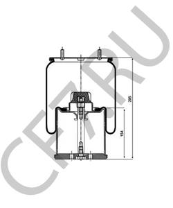 05.429.42.19.1 Кожух пневматической рессоры BPW в городе Москва