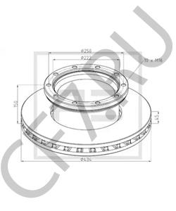 683 23 825 Тормозной диск MERITOR в городе Москва