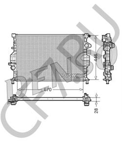 6G918005FB Радиатор, охлаждение двигателя Land Rover в городе Москва