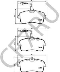 MDK0264 Комплект тормозов, дисковый тормозной механизм LOTUS в городе Королёв