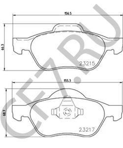 MDK0240 Комплект тормозов, дисковый тормозной механизм PROTON в городе Москва