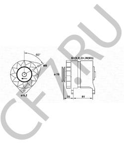 870G10300AA Генератор FORD AUSTRALIA в городе Москва