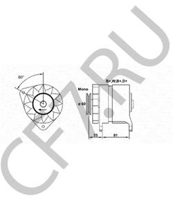 80BB10300DB Генератор FORD AUSTRALIA в городе Москва