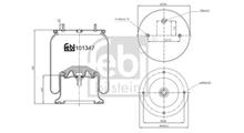 DAF Кожух пневматической рессоры