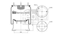 MERITOR Кожух пневматической рессоры