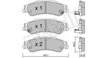 OLDSMOBILE Комплект тормозных колодок, дисковый тормоз