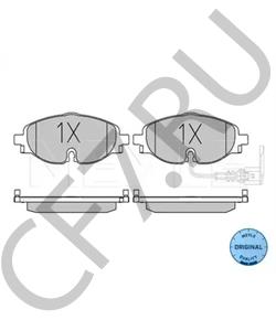 8V0 698 151 D Комплект тормозных колодок, дисковый тормоз VW (FAW) в городе Москва