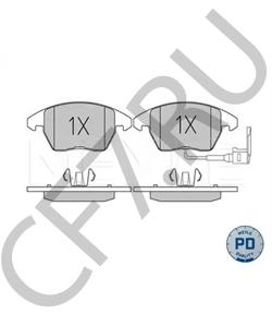 3C0 698 151 C Комплект тормозных колодок, дисковый тормоз VW (SVW) в городе Москва