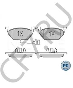 L1KD698151F Комплект тормозных колодок, дисковый тормоз VW (FAW) в городе Москва