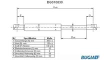 SMART Газовая пружина, крышка багажник