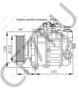 3W0820803 Компрессор, кондиционер BENTLEY в городе Москва