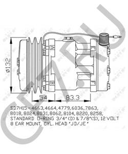 12304998 Компрессор, кондиционер DEUTZ-FAHR в городе Королёв