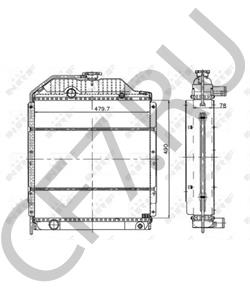 7700059907 Радиатор, охлаждение двигателя CLAAS в городе Москва