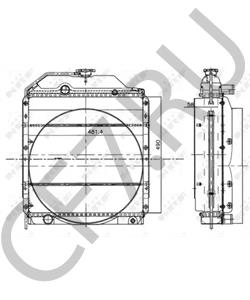 7700056938 Радиатор, охлаждение двигателя CLAAS в городе Москва
