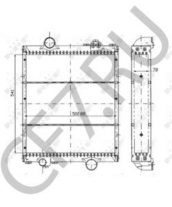 7700055181 Радиатор, охлаждение двигателя CLAAS в городе Москва