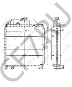 7700047575 Радиатор, охлаждение двигателя CLAAS в городе Москва