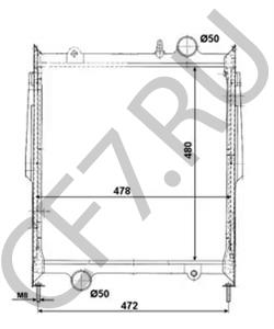 G117200050200 Радиатор, охлаждение двигателя FENDT в городе Москва