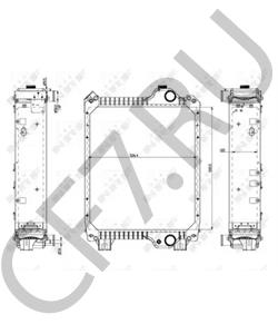 87306756 Радиатор, охлаждение двигателя STEYR в городе Москва