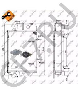 AL39290 Радиатор, охлаждение двигателя JOHN DEERE в городе Москва