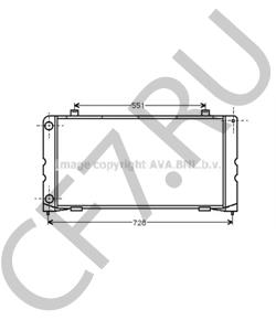 BTP1786 Радиатор, охлаждение двигателя AUSTIN в городе Москва