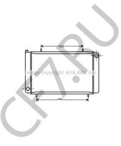 NAM2578 Радиатор, охлаждение двигателя AUSTIN в городе Москва