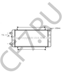 FRP1344 Радиатор, охлаждение двигателя AUSTIN в городе Москва