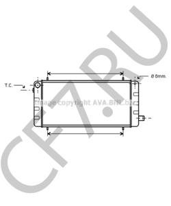 FRP1206 Радиатор, охлаждение двигателя AUSTIN в городе Москва