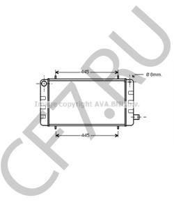 ARP1088 Радиатор, охлаждение двигателя AUSTIN в городе Москва