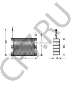 4038694 Испаритель, кондиционер FORD USA в городе Москва