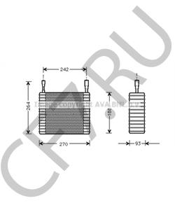 E90Z19860A Испаритель, кондиционер FORD USA в городе Москва