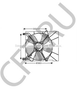 93742289 Вентилятор, охлаждение двигателя CHEVROLET в городе Москва