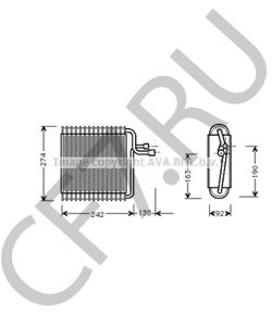 56006218 Испаритель, кондиционер EAGLE в городе Москва