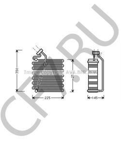4644790 Испаритель, кондиционер DODGE в городе Москва