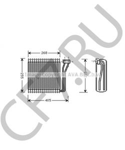 4797131 Испаритель, кондиционер DODGE в городе Москва