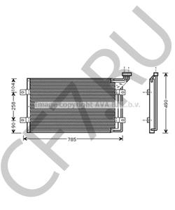 4163920 Конденсатор, кондиционер PLYMOUTH в городе Москва