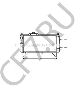 97517167 Радиатор, охлаждение двигателя TALBOT в городе Москва
