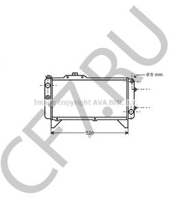 52233222 Радиатор, охлаждение двигателя TALBOT в городе Москва