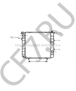 42714300 Радиатор, охлаждение двигателя TALBOT в городе Москва