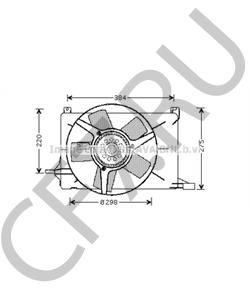 90469469 Вентилятор, охлаждение двигателя CHEVROLET в городе Москва